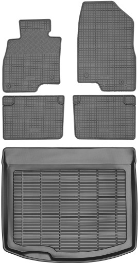 Mazda 3 III Hatchback 2013-2019 КОМПЛЕКТ - Коврики + коврик в багажник