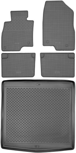 Mazda 3 III SD 2013-2019 Коврики резиновые + коврик в багажник