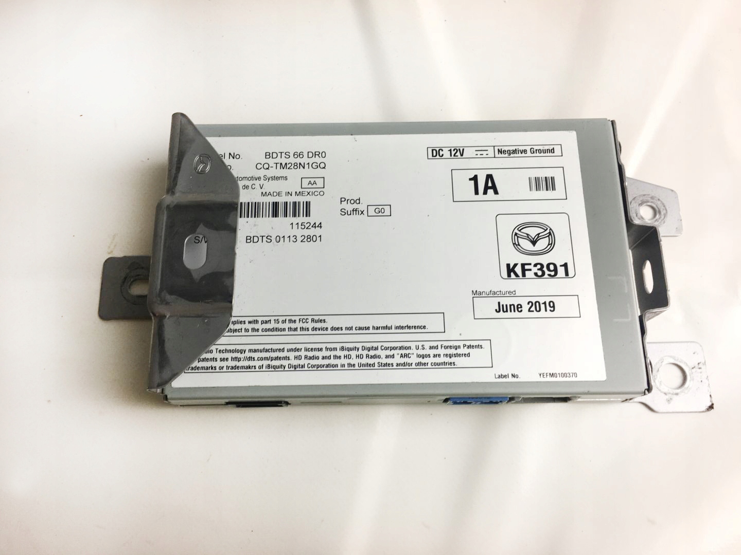 Mazda 3 IV 19-радио тюнер BDTS66DR0 США