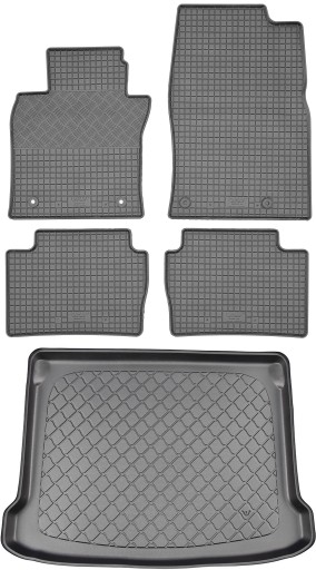 Mazda 3 IV BP HB 2019 - КОМПЛЕКТ - Коврик в багажник + коврик для ног