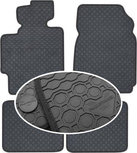 Mazda 323 VI BJ 1998-2003 гумові килимки PrimeLiner - Чорні