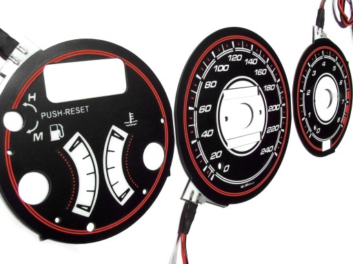 Mazda 323F BG Циферблаты одометра INDIGLO, узор 2 MoMan