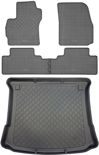 Mazda 5 III VAN 2010-2015 SET - Коврик в багажник + коврик для ног