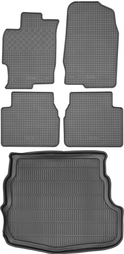 Mazda 6 I Hatchback 2002-2007 КОМПЛЕКТ - Коврики + коврик в багажник