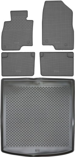 Mazda 6 III Estate 2013-2019 Коврики резиновые + коврик в багажник