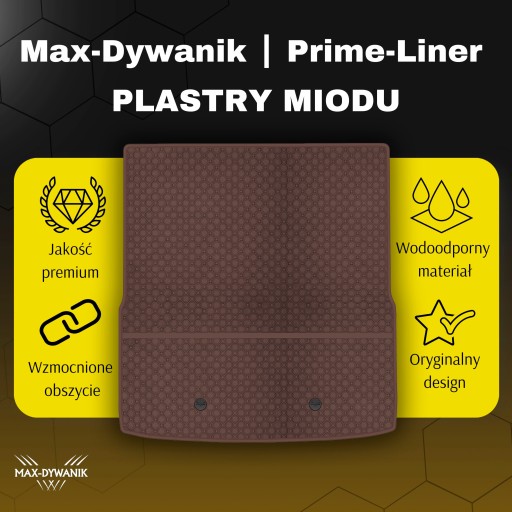 Mazda 6 III Kombi 2013 - Вставка в багажник PRIMELINER - КОРИЧНЕВЫЙ