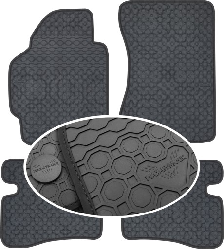 Mazda 626 IV GE 1996-1997 гумові килимки PrimeLiner - чорні