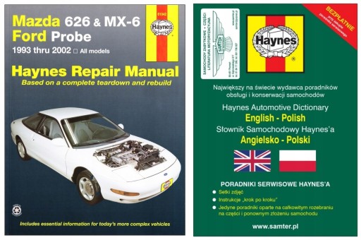 Mazda 626 MX6 Ford Probe (1993-2002) Haynes руководство по ремонту + БЕСПЛАТНЫЕ 24 часа