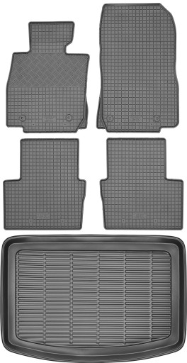 Mazda CX-3 Crossover 2015 - КОМПЛЕКТ - Коврики + коврик в багажник