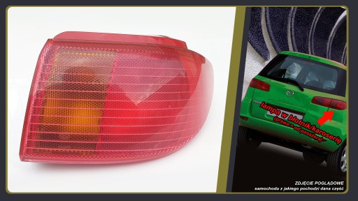 Mazda II 2 DY Фонарь задний ПРАВЫЙ в кузове крыла оригинал HELLA