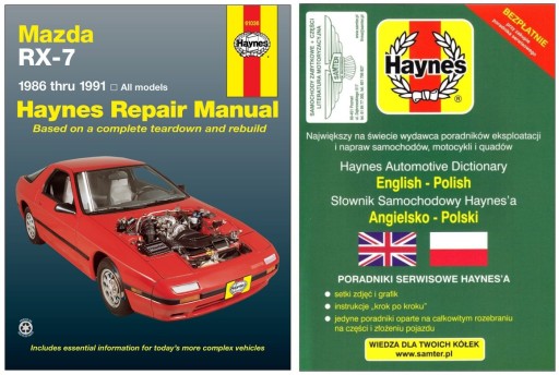 Mazda RX-7 (1986-1991) RX7 руководство по ремонту Haynes + БЕСПЛАТНЫЕ 24 часа
