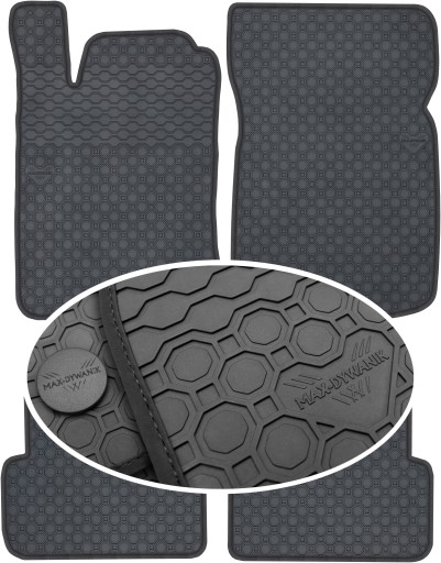 Megane I Cabrio Coupe 95-02 Резиновые коврики PrimeLiner - Черный