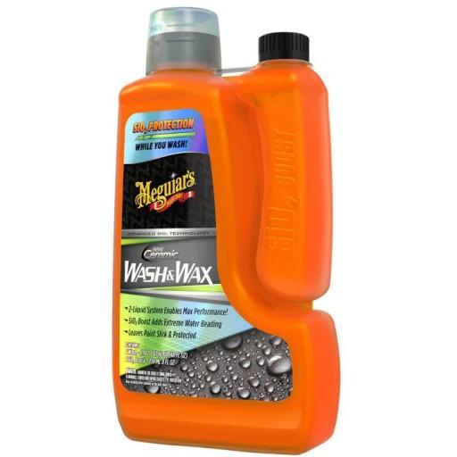 Meguiar's Hybrid Ceramic Wash & Wax 1,65л - гидрофобный шампунь с SiO2, два