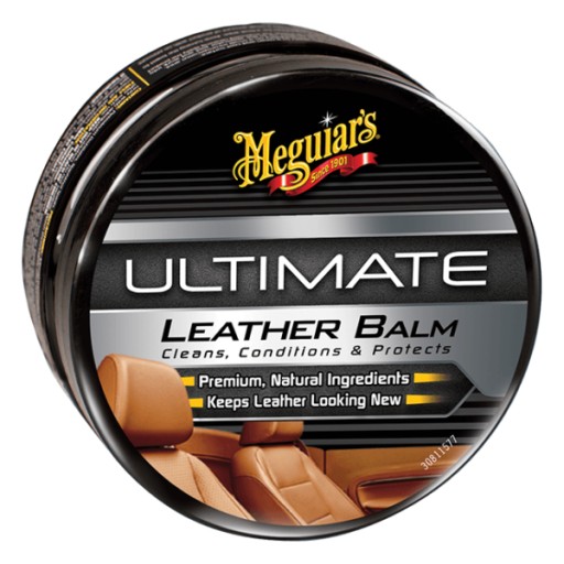 Ultimate Leather Balm от Meguiar для чистки и ухода за кожей.