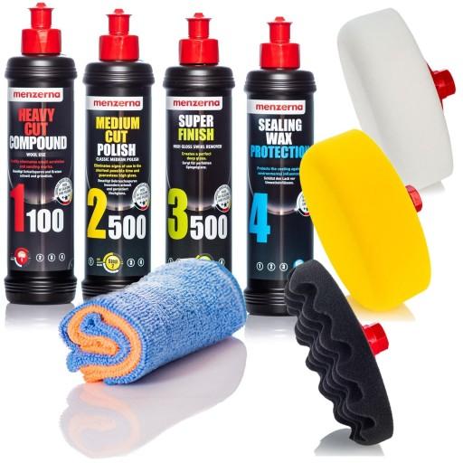 Menzerna Full Correction Set + Wax + HML Pads