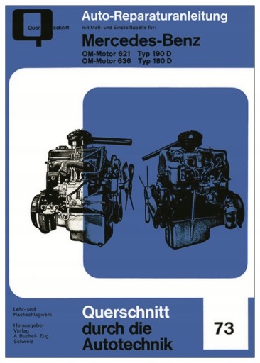 Mercedes 180D 190D W120 Ponton 53-62 дизель керівництво по ремонту 24год.