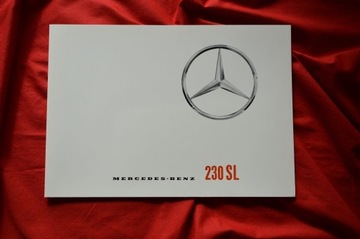 Брошюра Mercedes 230 SL Pagoda, оригинал 1963 г.