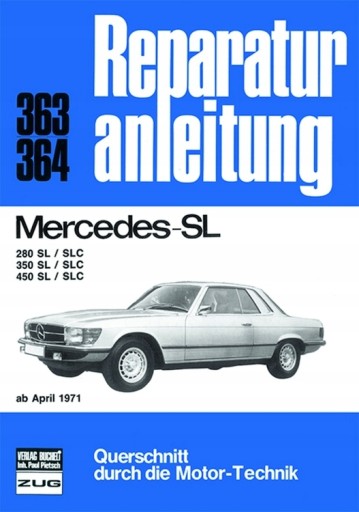 Mercedes 280 350 450 SL SLC R107 C107 1971-80 24 год.