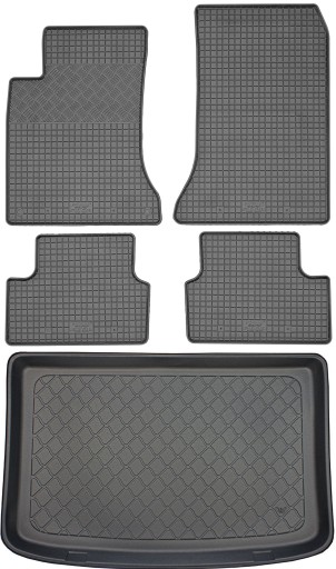 Mercedes A-Class W176 HB 2012-2018 SET - Коврик в багажник + коврик для ног