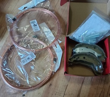 Мерседес А W168. Гальмівні троси + задні колодки