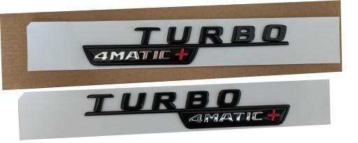 Mercedes A45 S CLA45 S Black Turbo 4Matic badges