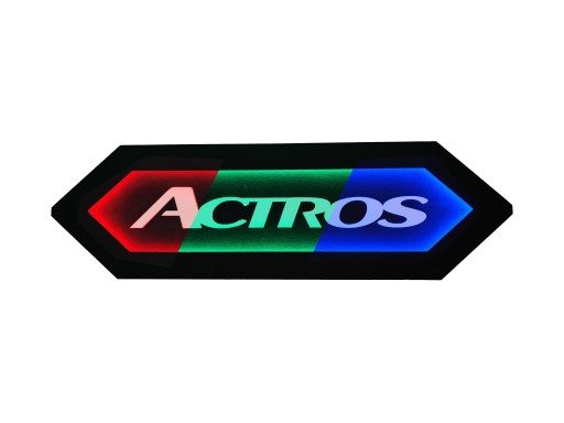 LED табло Mercedes Actros 3D панель Екошкіра Логотип на задній стінці, над ліжком