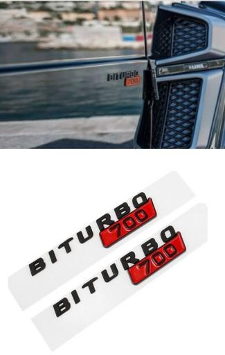 Mercedes BRABUS 700 эмблемы крыло черный