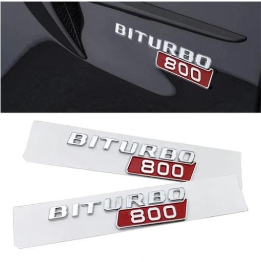 Mercedes BRABUS 800 эмблемы крыла хром