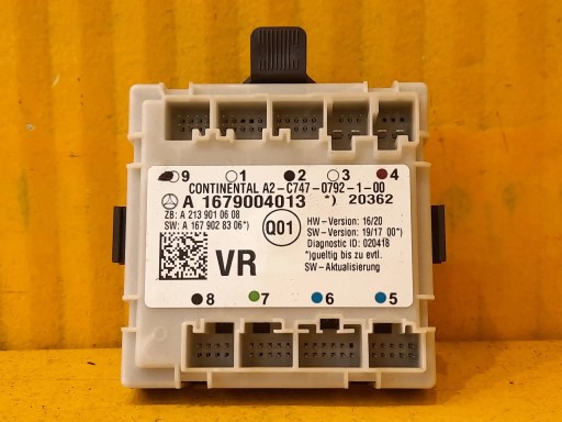 Mercedes-Benz GLE W167 модуль управления дверью A1679004013