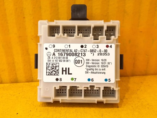 Mercedes-Benz GLE W167 модуль управления дверью A1679008213