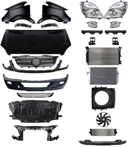 5 - Mercedes Benz Sprinter 06-13 Накладка на бампер