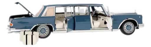 Модель автомобіля Mercedes-Benz W100 600 Pullmann 1:18
