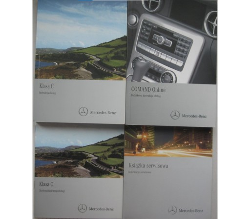 Mercedes C Class W204 11-14 Польська інструкція користувача +Comand +скорочено `11