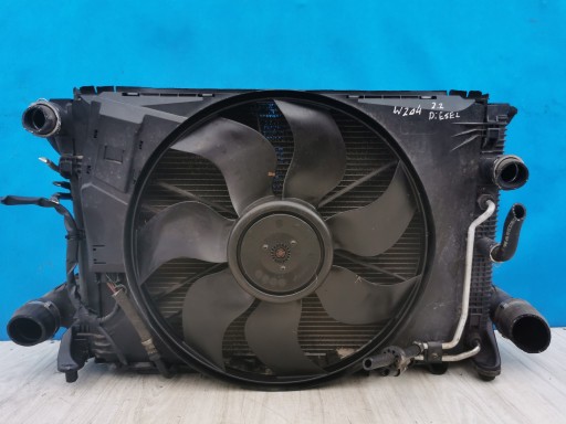 Mercedes C-Class W204 2007/2014 комплект вентиляторів радіатора 2.2 cdi Automa