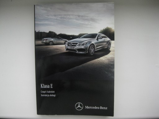 Mercedes C207 Coupe Cabrio E Class 2012-2016 польское руководство по эксплуатации