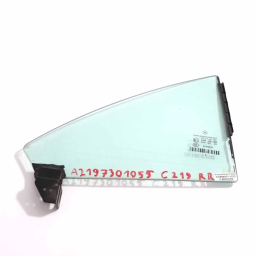 Mercedes C219 Стекло Задней Правой Двери A2197301055