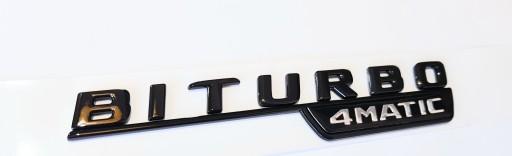 Mercedes C43 GLC43 E43 Black Turbo AMG badges