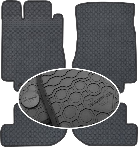 Mercedes CL C215 CP 1999-2006 гумові килимки PrimeLiner - Чорні