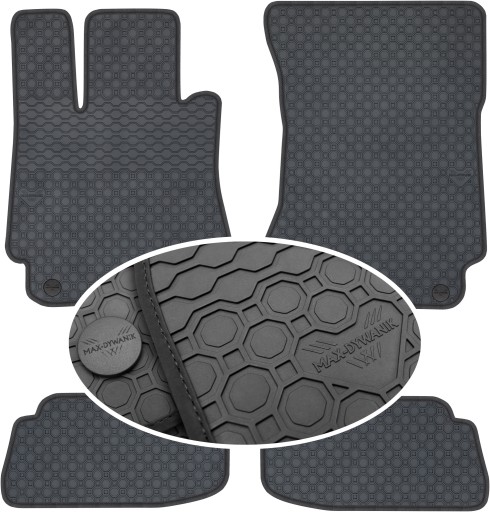 Mercedes CL W216 63 AMG Coupe 2006-2013 гумові килимки PrimeLiner - Чорні