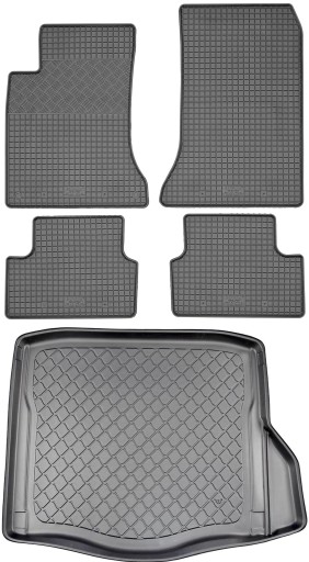 Mercedes CLA C117 Coupe 2013-2019 SET - Коврик в багажник + коврик для ног