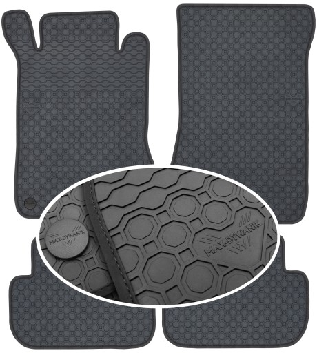 Mercedes CLK W209 CP 2002-2009 гумові килимки PRIMELINER