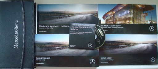 Mercedes E Class Coupe C238 Руководство пользователя на польском языке в кейсе Mercedes 2017 г.