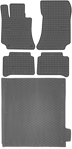 Mercedes E-Class W212 Kombi 2009-2016 гумові килимки + килимок в багажник