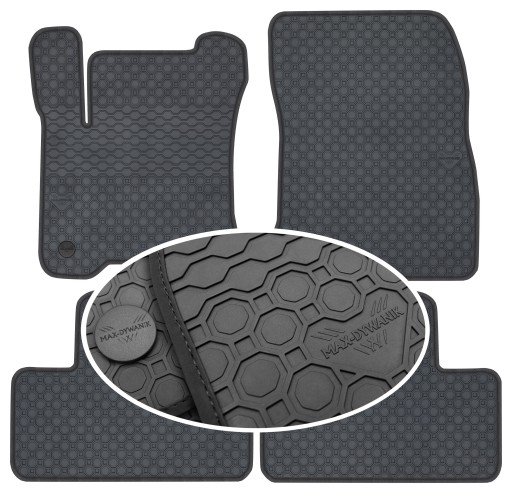 Mercedes EQA H243 2021 р.в Гумовий килимок PrimeLiner - Чорний