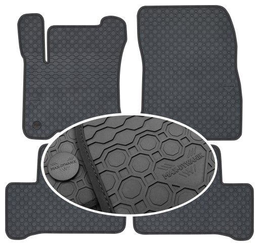 Mercedes EQB X243 2021 р.в. Гумовий килимок PrimeLiner - Чорний