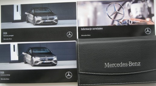 Mercedes EQS V297 Руководство пользователя на польском языке в ЧЕХОЛЕ