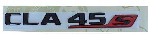 Mercedes эмблемы CLA45 s черная вспышка AMG