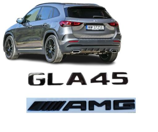 Mercedes эмблемы GLA 45 Черная вспышка AMG x156