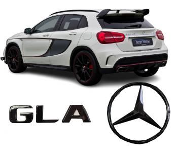 Mercedes эмблемы GLA Черная вспышка AMG x156