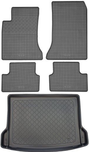 Mercedes GLA X 156 SUV 2014-2019 КОМПЛЕКТ - Коврик в багажник + коврик для ног